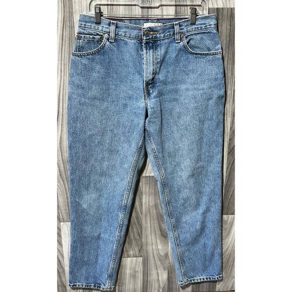 Levi's Denim - Levis Jeans Women’s 12M Blue 550 Relaxed, Tapered Denim